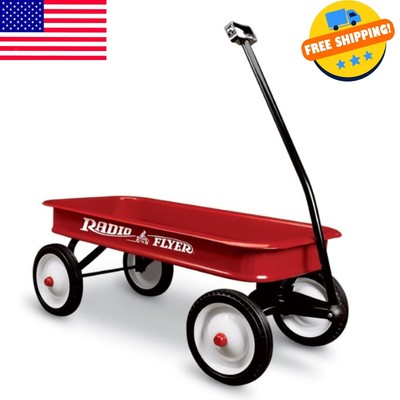 18Z 10 Inch Steel Wheels Timeless Classic Design Kids Red Wagon