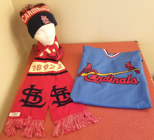 St. Louis Cardinals MLB Mitchell & Ness Lou Brock #20 size 56 Jersey Package
