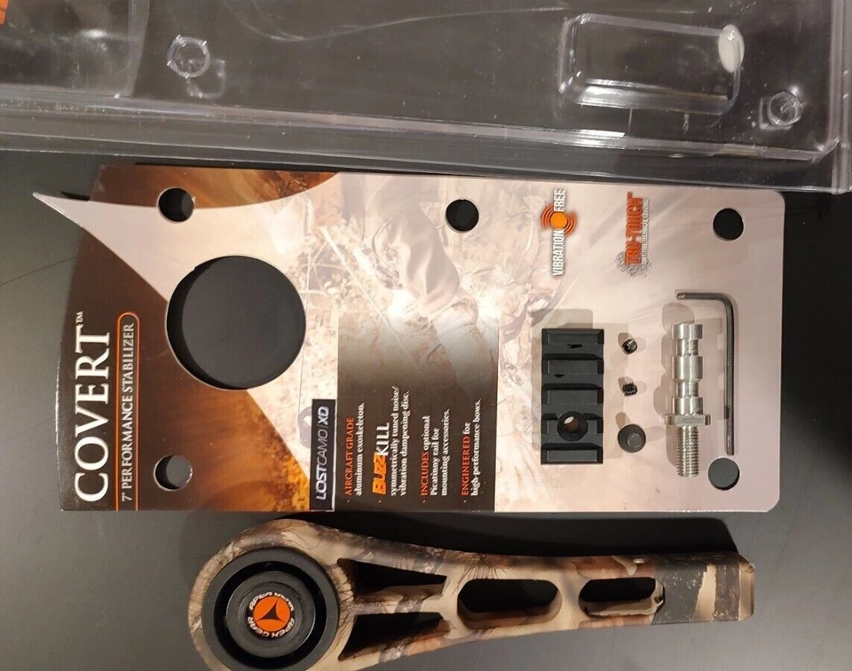 APEX Covert Bow Stabilizer 7.1" 6oz. Vibration Free! Tactical Picatinny Rail - Image 3 of 4