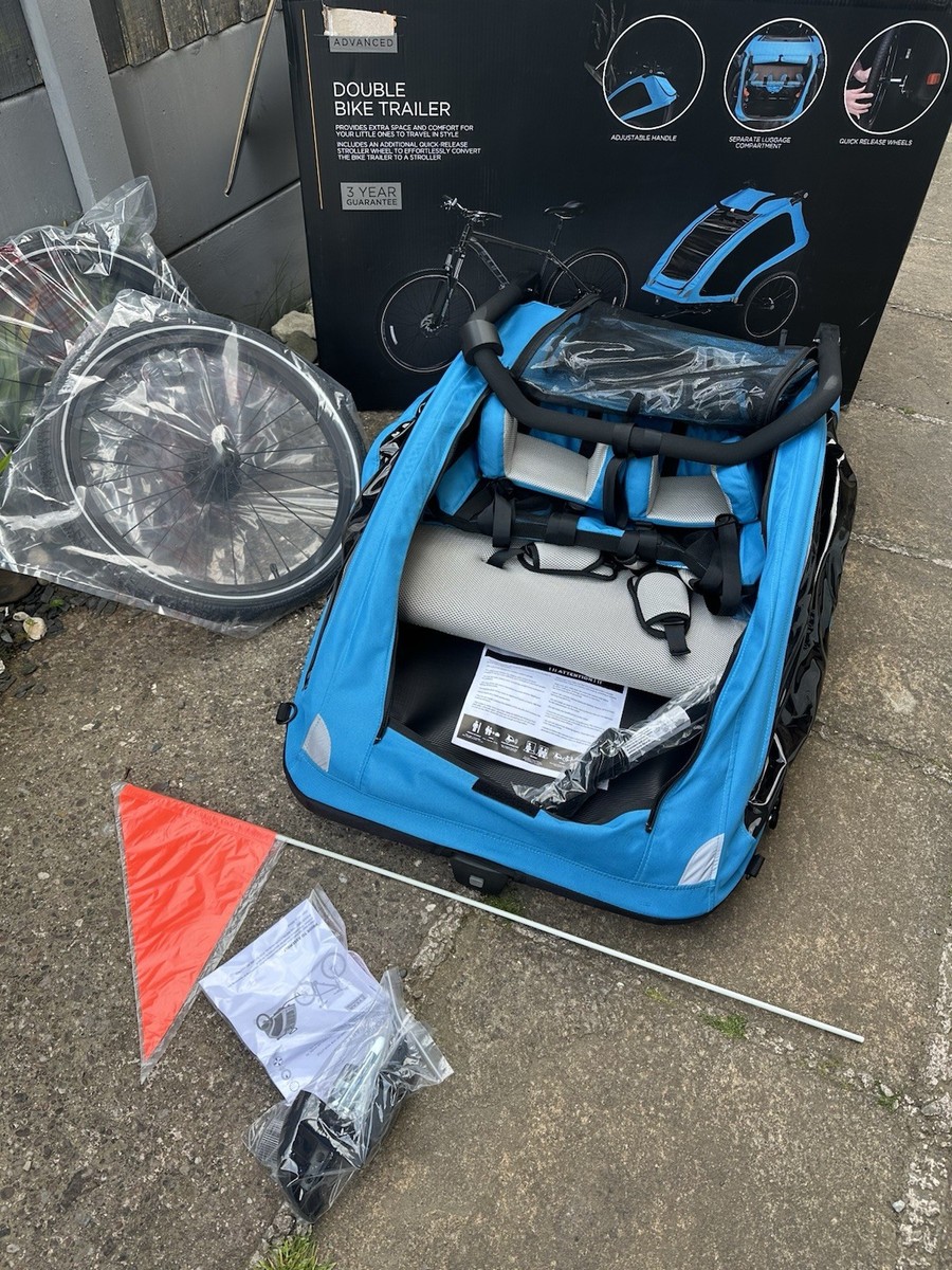 Halfords Advanced Halfords Twin Bike Trailer Halfords Advanced