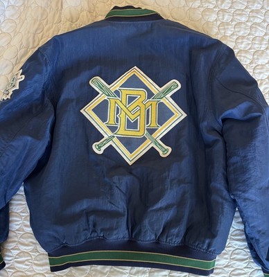 Milwaukee Brewers Starter Jacket Bomber, 90s Vintage, men's large