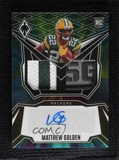 2025 Phoenix RPS Rookie Color Burst 7/25 Matthew Golden Dual Patch Auto 1fl4