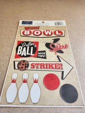 Karen Foster Design~Bowling~Die Cut Stickers