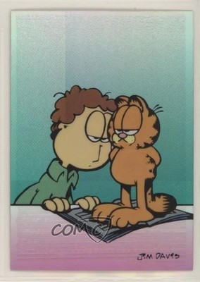 1995 Krome Garfield Holochrome Jon Arbuckle #65 1u6