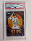 2025 TOPPS CHROME COSMIC AARON JUDGE PLANETARY PURSUIT SUN PSA 10