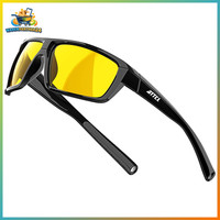 Sonnenbrille Herren Polarisiert UV400 Schutz Leicht TR90 Rahmen Sport Angeln
