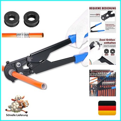 Amzcnc TH-Kontur Presszange Set TH16 TH20 Rohrpresszange für Wasser- und Fußb...