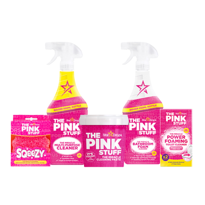 The Pink Stuff Miracle Cleaning Bundle, Multi-Surface, Home, 5
