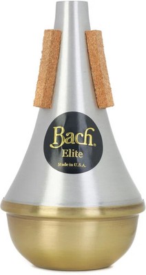 Bach ETR10 Elite Trumpet Straight Mute - Aluminum with Brass Bottom