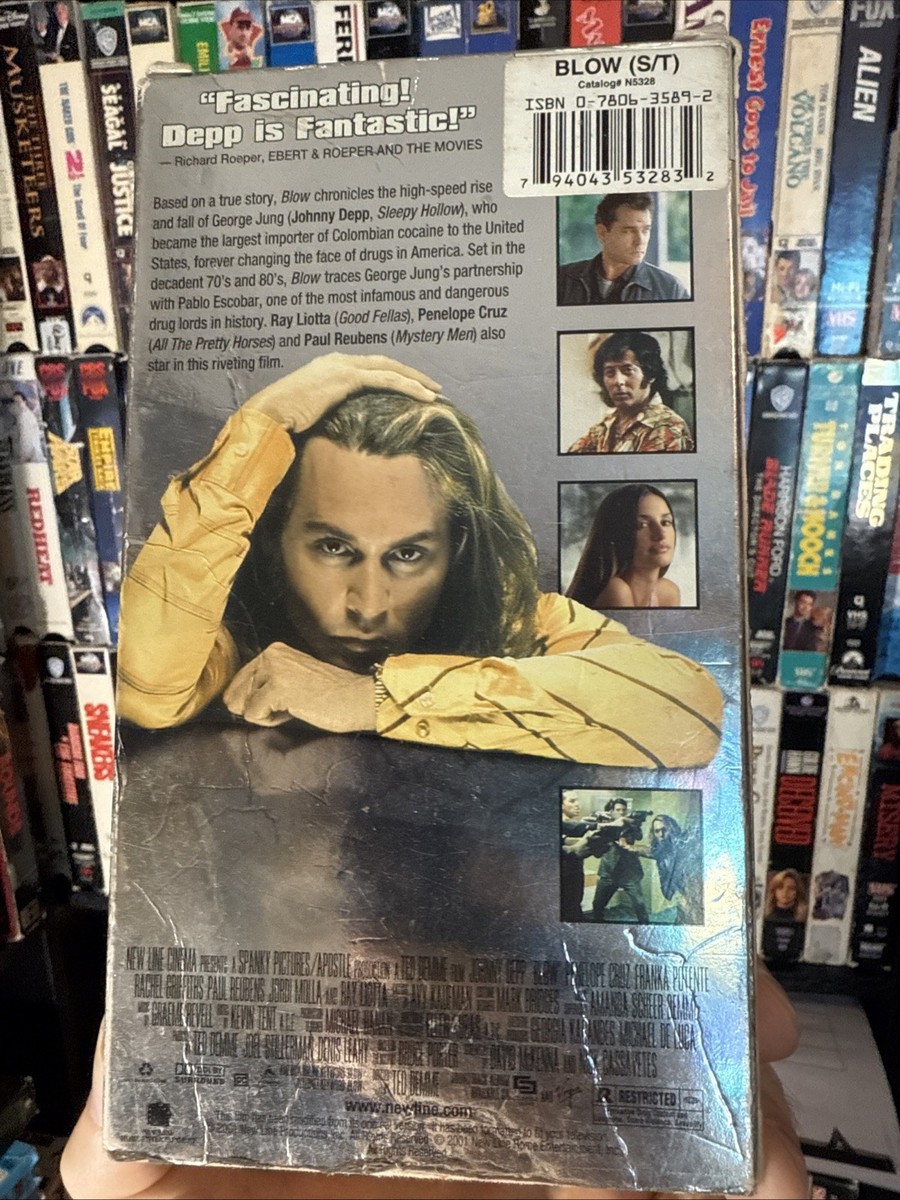 Blow 2001 VHS Rare Original Release NON RENTAL | eBay