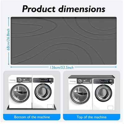 #ad #ad Large Silicone Washing Machine Drain Pan $99.99