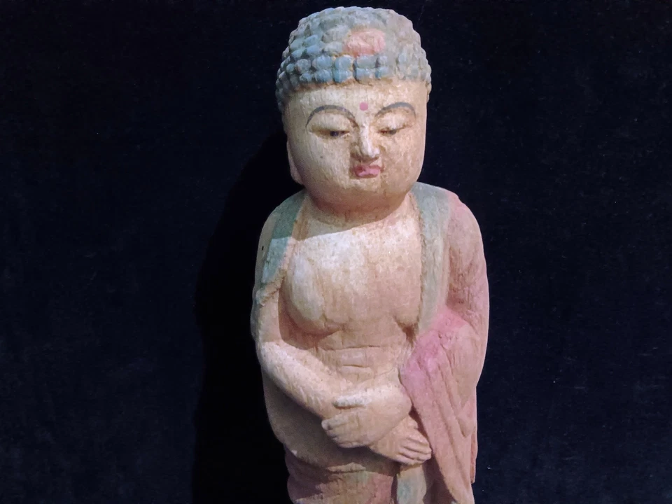 大型藏木手工雕刻 * 释迦牟尼佛 * 雕像!!!!!! — 第 4/4 张图片