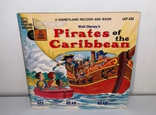 Walt Disney's Pirates of the Caribbean Disneyland Record And Book LLP-336 1970