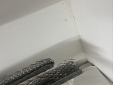 26. Galvanized Metal Mesh Render Corner Bead 2.4M x 4.5cm x 4.5cm RRP £80