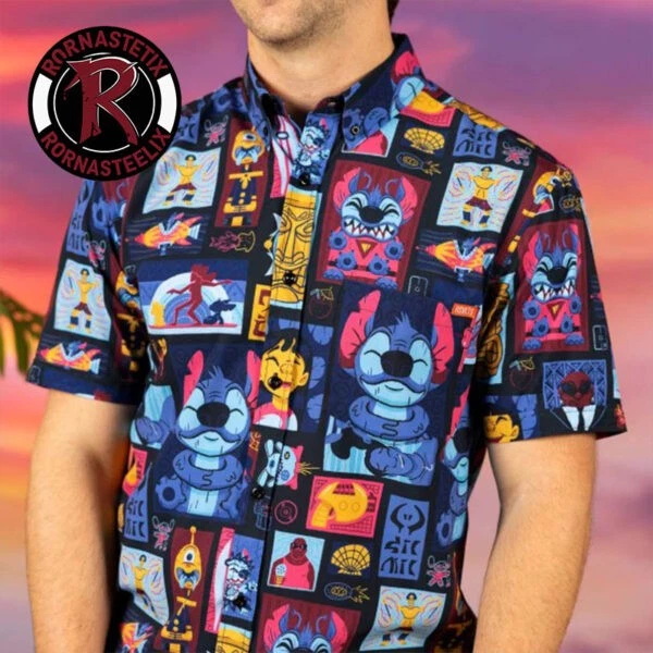 Disney Lilo And Stitch Tiki Terrestrial Men And Women Hawaiian Shirt
