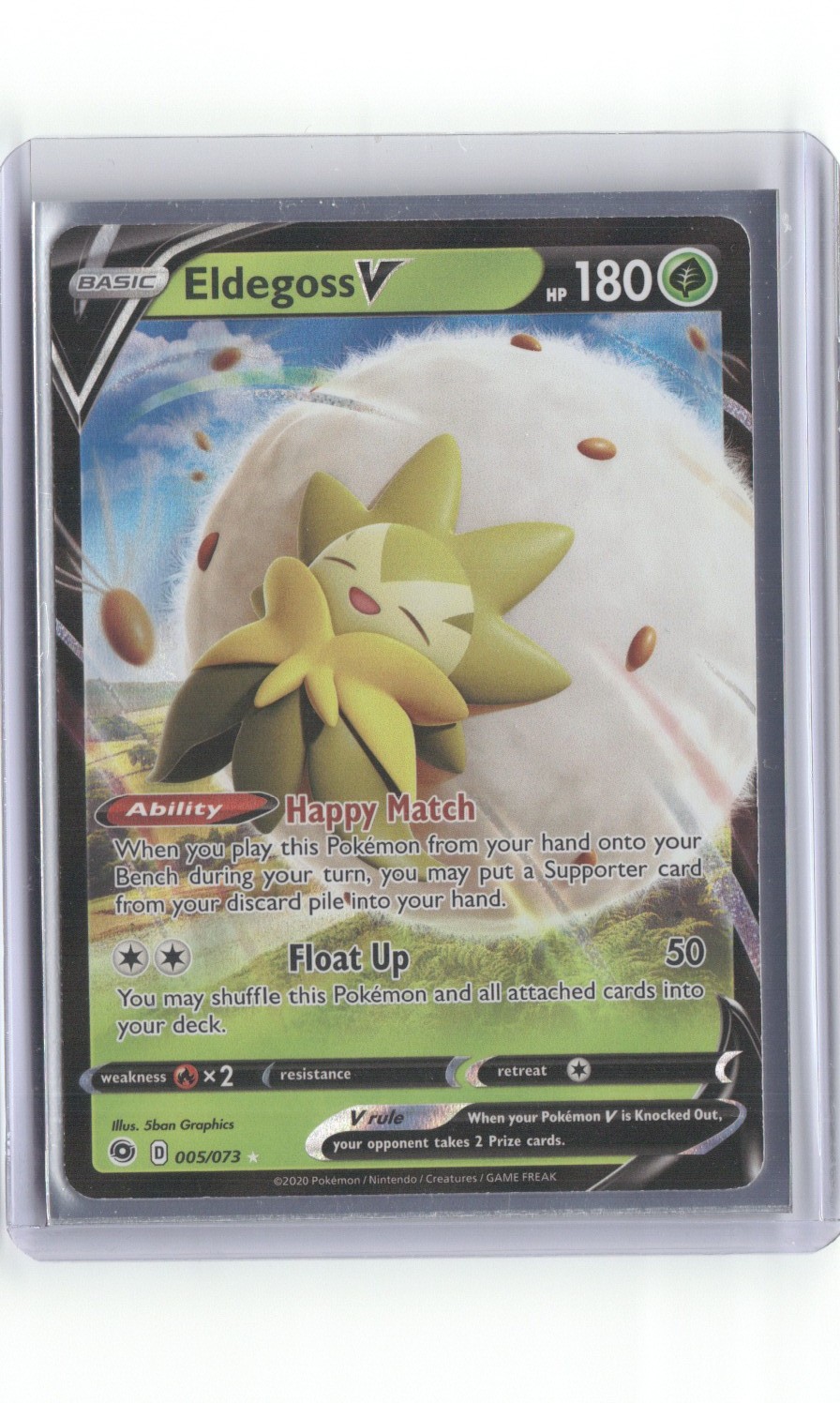 Eldegoss V Holo Ultra Rare Champion's Path 05/73 NM