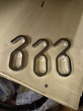  Qty 3    70mm Chrome Wardrobe Rail Hook - Hanger Fits 30mm x 15mm Oval Rails