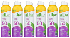 Alba Botanica Kids Sunscreen SPF 50 Spray 6 Pack 5oz Each Tropical Fruit Bulk