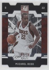 2009-10 Donruss Elite Red Status Die-Cut 57/78 Michael Redd #61 0h9m