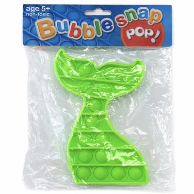 VIRAL JUMBO XL Bubble Popper Pop It Fidget Toy NEON GREEN MERMAID TAIL 6 