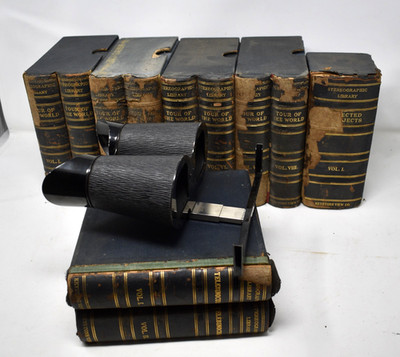 Keystone Stereographic Library Tour of the World Vol. 1-8, Viewer, & Selected