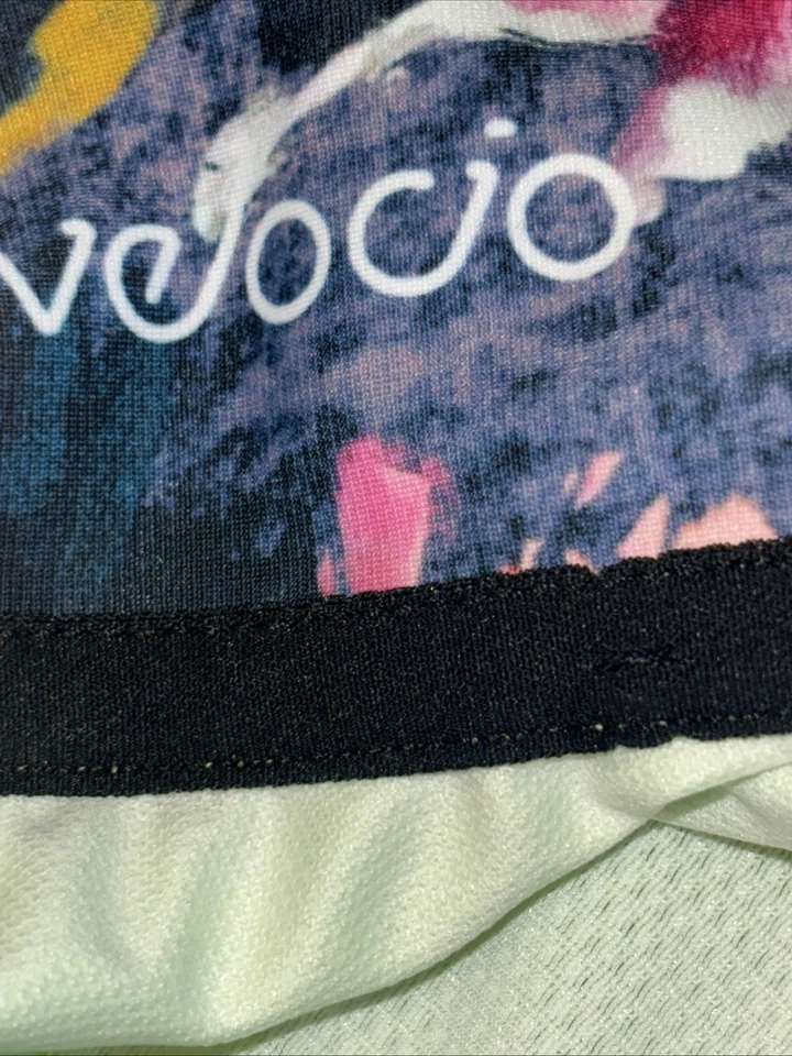 Velocio Women's Wind Neon Performance Cycling Vest Lela Rose Poppy Size XS Italy - Image 4 of 4