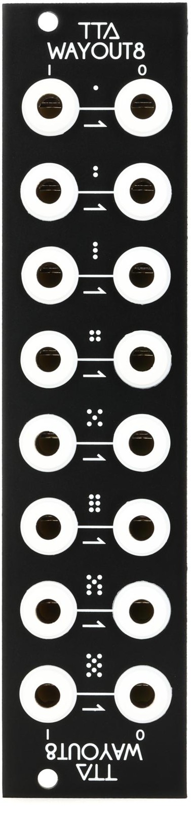 Накладной модуль Tiptop Audio WayOut8 Eurorack - черный 8090₽