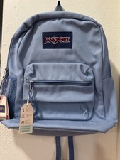 JanSport Cross Town Plus Remix 17" Mochila Denim Ligero Laptop/Manga Botella Nueva