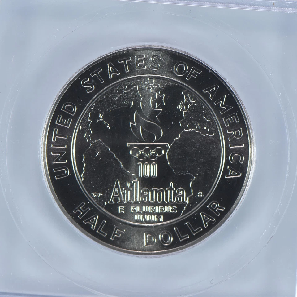 1995-S Olympic Basketball Commemorative Half Dollar MS70 ICG *3836 - Image 4 of 4