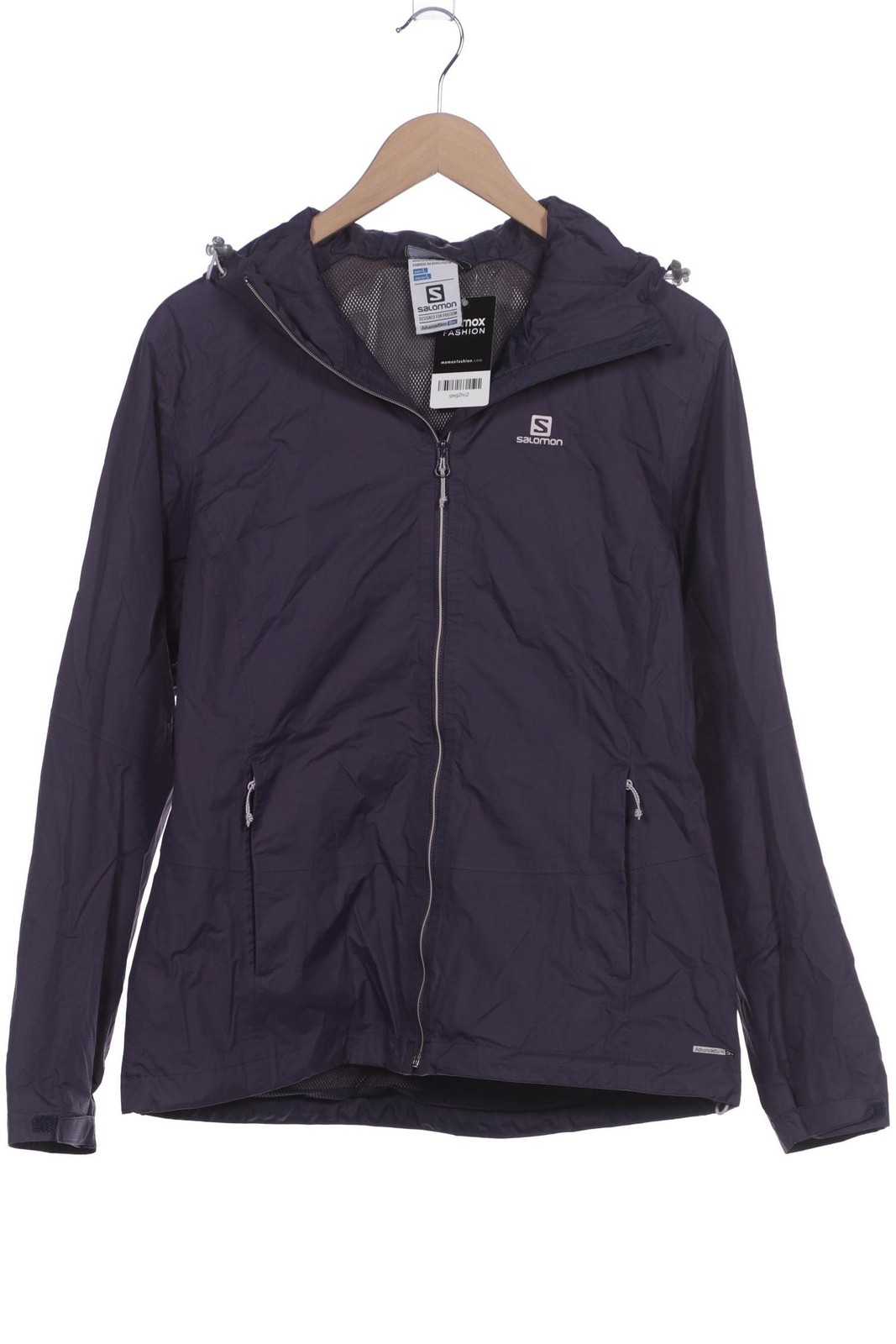 SALOMON giacca donna giacca anorak jacket cappotto corto taglia L viola #29dmpkn