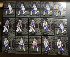 2023 Jordan Addison Vikings Panini Select 6-Card RC Lot + Justin Jefferson x9
