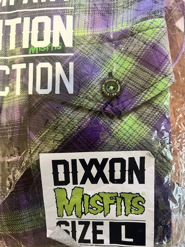 Dixxon Flannel The Misfits Men L new with tags - Picture 6 of 7