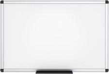 48"x32" Magnetic Dry Erase Board with Silver Aluminium Frame - Perfect for Home/