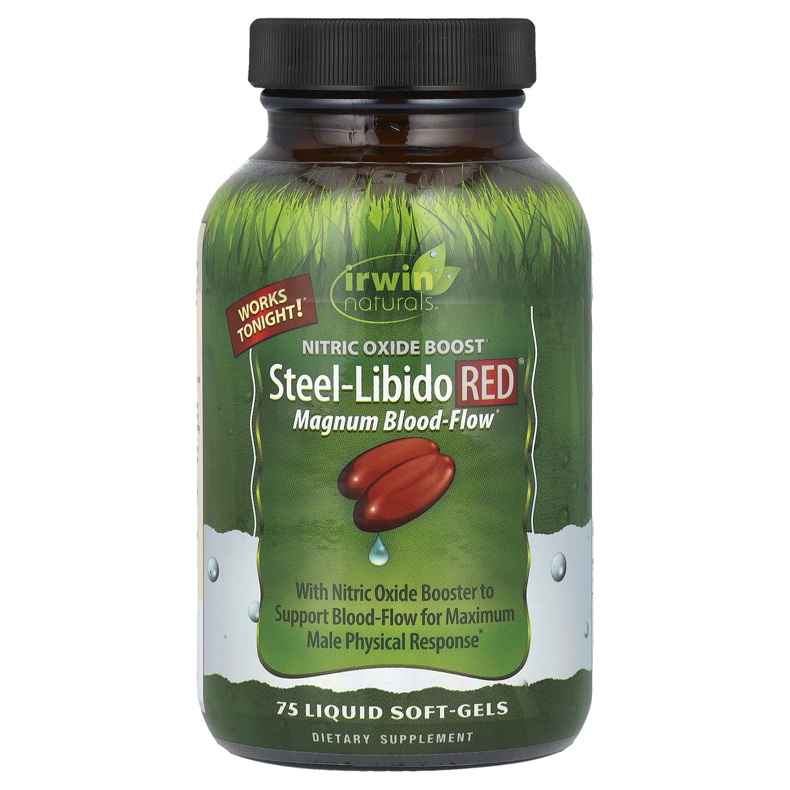 Steel-Libido Red , Magnum Blood-Flow, 75 жидких мягких гелей