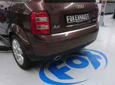  Sportauspuff-Komplettanlage ab Kat Audi A2 1.2l TDI 115x85mm oval eingerollt