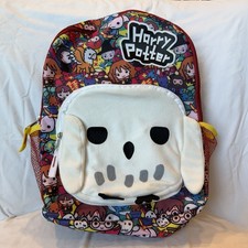 Harry Potter Kids Backpack Hedwig Owl Plush Front Pocket