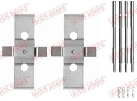 ZubehöRkit, Scheibenbremsbelag Quick Brake 109-1637 FüR Audi