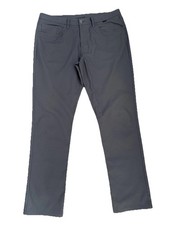 Travis Mathew Right On Time Golf Pants Mens 36x32 Gray Stretch Performance