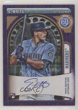 2021 Topps Gypsy Queen Indigo 17/150 Evan White #GQA-EW Auto 1u6