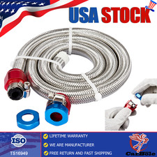 516 Hose Line Fuel Line Nylon Stainless Steel Braided Cpe Fueloilgas 3ft