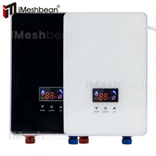 6500W 220V Electric Instant Tankless Water Heater Kitchen Shower Whole House