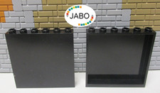 C10/2 Lego 2x 59349 Panels Wall 1x6x5 Black