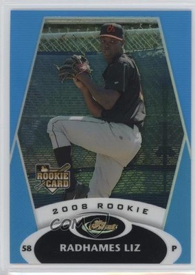 2008 Topps Finest Blue Refractor 38/299 Radhames Liz #142 Rookie RC 0n2