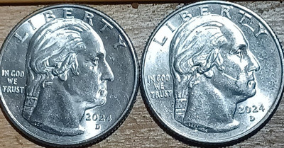 America the Beautiful Quarter 2024 D Paul Murray 25C Uncirculated Lot of 2