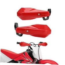 Motorcycle Handguards 7/8" and 1 1/8" Hand Guard Protection Universal for red