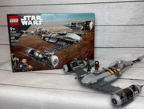 LEGO Star Wars 75323 The Mandalorian's N-1 Starfighter Set w/box minifigs manual