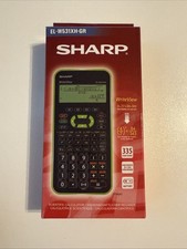 Sharp EL-W531 XH GR Schulrechner grün, Batte...