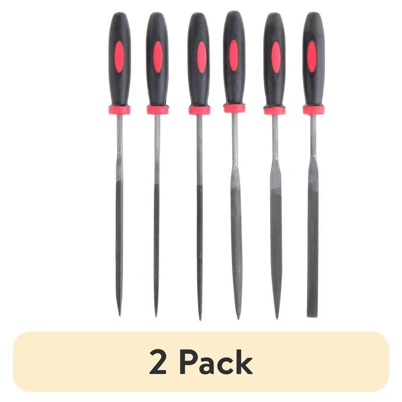 6 Piece Needle File Set High Carbon Steel Precision Tools Metalwork Crafting New - Image 2 of 4