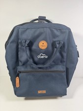 Cabaia Blue Adventurer Town Canvas Rucksack innere Laptoptasche - Marke Ctera