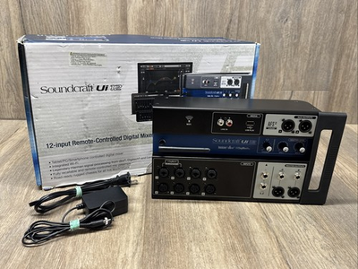 #ad Soundcraft UI12 Remote Controlled Digital Mixer Wireless on any platform $249.99